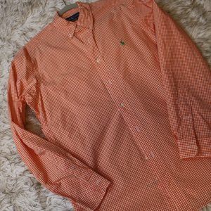 Orange Polo Medium Classic Fit